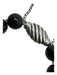 David Yurman Black & Silver Sterling Silver Beaded Onyx Bracelet Black & Silver