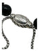 David Yurman Black & Silver Sterling Silver Beaded Onyx Bracelet Black & Silver