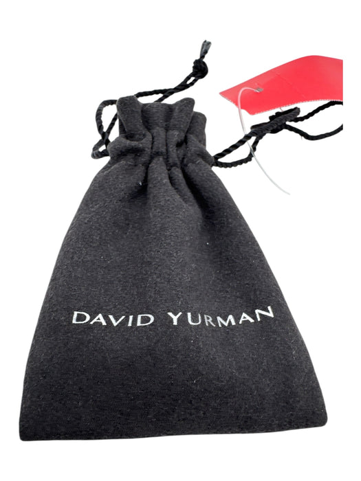 David Yurman Black & Silver Sterling Silver Beaded Onyx Bracelet Black & Silver