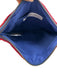 Nathalie Lete for Anthropologie Blue, Red & Yellow Beaded Cotton Zip Top Bag Blue, Red & Yellow