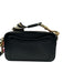 Marc Jacobs Black, Red, White Leather Stripe Colorblock Zip Crossbody Bag Black, Red, White / S