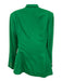 Ralph Lauren Purple Label Size 8 Green Cashmere Lapel Double Breasted Jacket Green / 8