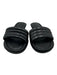J. Crew Shoe Size 9 Black Leather Slide Sandals Black / 9