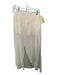 By Anthropologie Size Small Cream Polyester Elastic Waist Sheer Tulip Hem Skirt Cream / Small