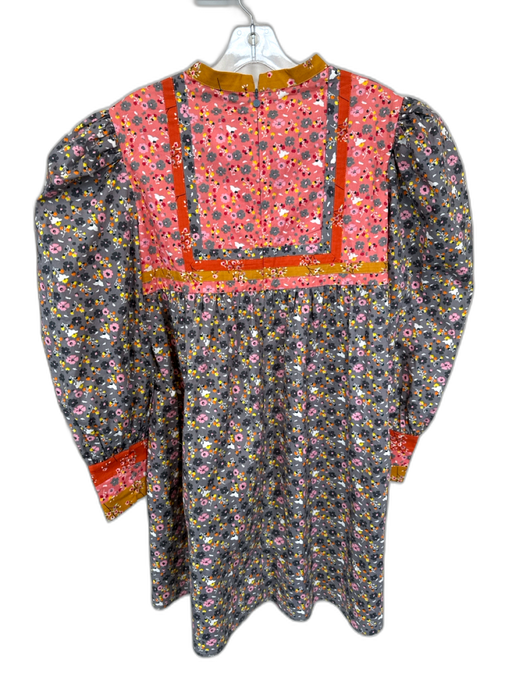 Celia B Size M Grey & Pink Floral Long Sleeve Dress Grey & Pink / M