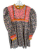 Celia B Size M Grey & Pink Floral Long Sleeve Dress Grey & Pink / M