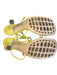 Bottega Veneta Shoe Size 36.5 Yellow Leather open toe Wrap around Shoes Yellow / 36.5