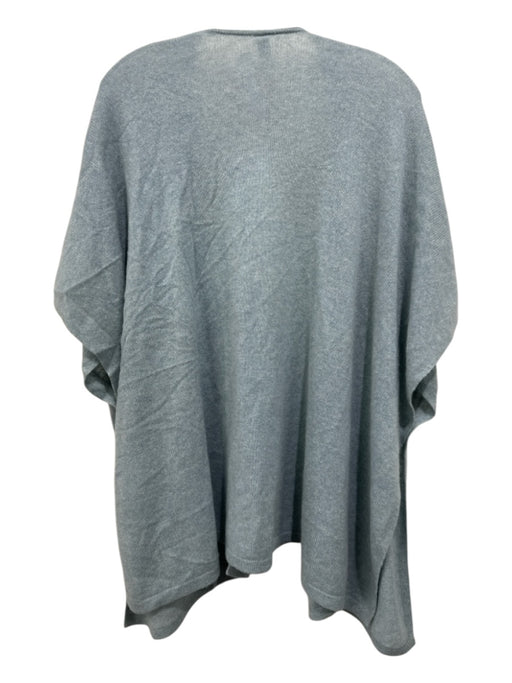 Nordstrom Size One Size Steel Blue Recycled Cashmere Rib Knit Open Front Sweater Steel Blue / One Size