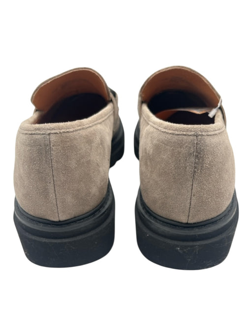Sofft Shoe Size 9.5 Taupe Suede round toe Horsebit Lug Sole loafer Flats Taupe / 9.5