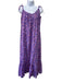 India Collection Emerson Fry Size M/L Purple, Pink & Blue Cotton Floral Dress Purple, Pink & Blue / M/L
