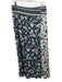 Ba&sh Size 38 Navy & white Polyester Wrap Floral Midi Skirt Navy & white / 38