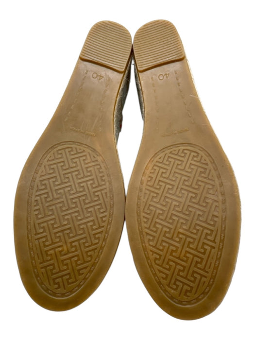 Toni Pons Shoe Size 40 Cream, Green & Multi Canvas Rope Base Espadrille Sandals Cream, Green & Multi / 40