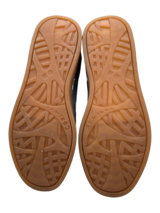 Coolway Shoe Size 10 Yellow, Gray & Peach Nubuck Leather Contrast Laces Sneakers Yellow, Gray & Peach / 10