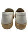 Dolce Vita Shoe Size 9 Cream Leather Upper Round Toe Raffia Base Platform Flats Cream / 9
