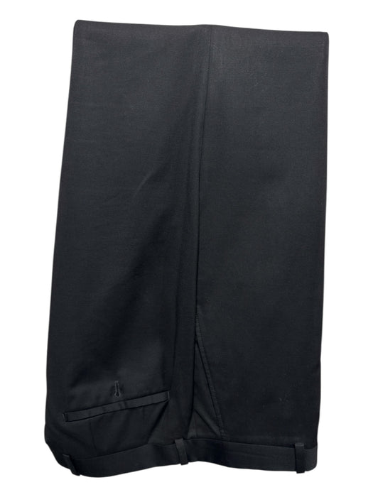 Armani Collezioni Black Wool Solid 3 button Men's Suit Black / 52R