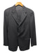 Armani Collezioni Black Wool Solid 3 button Men's Suit Black / 52R