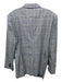 Ermenegildo Zegna Blue & Multi Plaid 2 Button Men's Blazer Blue & Multi / Est L