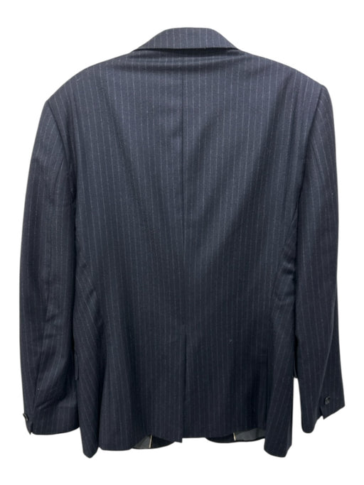 Rag & Bone Black & White Wood Striped 2 Button Men's Blazer Black & White / 42