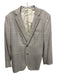 Ermenegildo Zegna Tan & Blue Plaid 2 Button Men's Blazer Tan & Blue / Est L