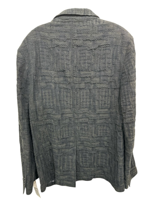 John Varvatos Size 50 Dark Gray Cotton Faux Pockets Men's Jacket Dark Gray / 50