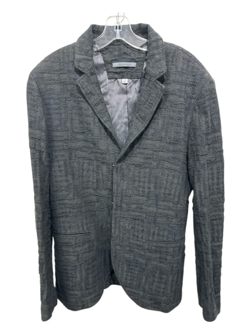 John Varvatos Size 50 Dark Gray Cotton Faux Pockets Men's Jacket Dark Gray / 50