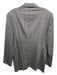 Ermenegildo Zegna Gray & Blue Plaid 2 Button Men's Blazer Gray & Blue / Est L