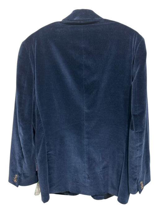 Paul Smith Navy Blue Wool Solid 2 Button Men's Blazer Navy Blue / 42