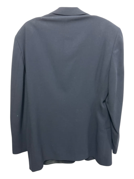 Emporio Armani Black Wool Solid 3 button Men's Blazer Black / 50