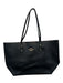 Coach Black Leather Top Handles Reversable Tote Bag Black / L