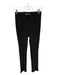 MNG Size M Black Recycled Polyester Blend Elastic Waist Flare Pants Black / M