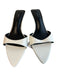 Tony Bianco Shoe Size 9 White Leather Pointed Toe Kitten Heel Mule Shoes White / 9