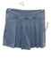 Vuori Size S Blue Gray Polyester Blend Mid Rise Pleated Skort Skirt Blue Gray / S