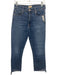 Mother Size 28 Medium Wash Cotton Denim Raw Hem High Rise Straight Leg Jeans Medium Wash / 28