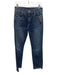 Mother Size 28 Dark Wash Cotton Denim Raw Hem Mid Rise Straight Leg Jeans Dark Wash / 28