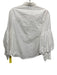 The Shirt Rochelle Behrens Size M White Cotton Long Sleeve Button Up Shirt Top White / M