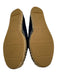 Tory Burch Shoe Size 7.5 Navy & Beige Suede Espadrille Slip On Cut Outs Flats Navy & Beige / 7.5