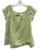 Ann Mashburn Size S Green, Yellow, Orange Cotton Short Sleeve Ditsy Floral Top Green, Yellow, Orange / S