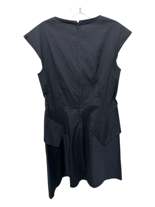 COS Size 6 Black Zip Back Sleeveless Criss Cross V Neck Dress Black / 6