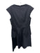 COS Size 6 Black Zip Back Sleeveless Criss Cross V Neck Dress Black / 6