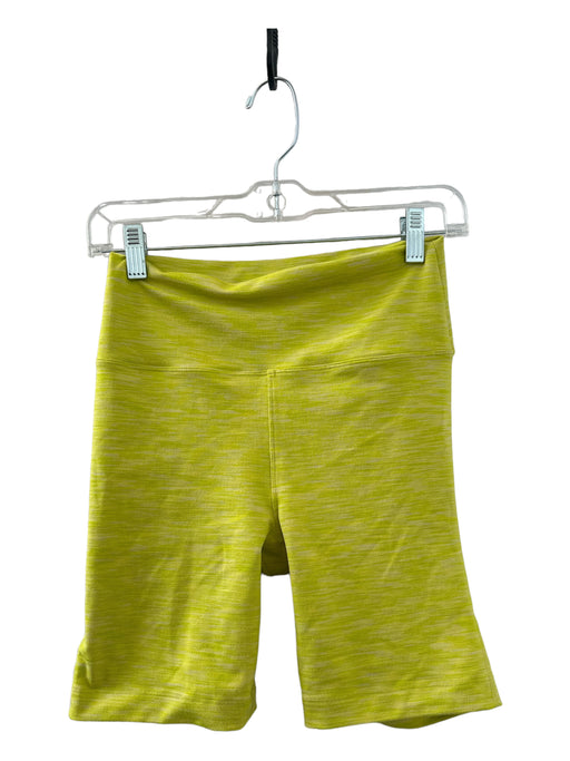 Outdoor Voices Size S Lime Green Polyester Blend Heathered Active Shorts Lime Green / S