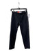 Sunday Size 24 Black Cotton Blend Zip Fly studded detail Straight Pants Black / 24