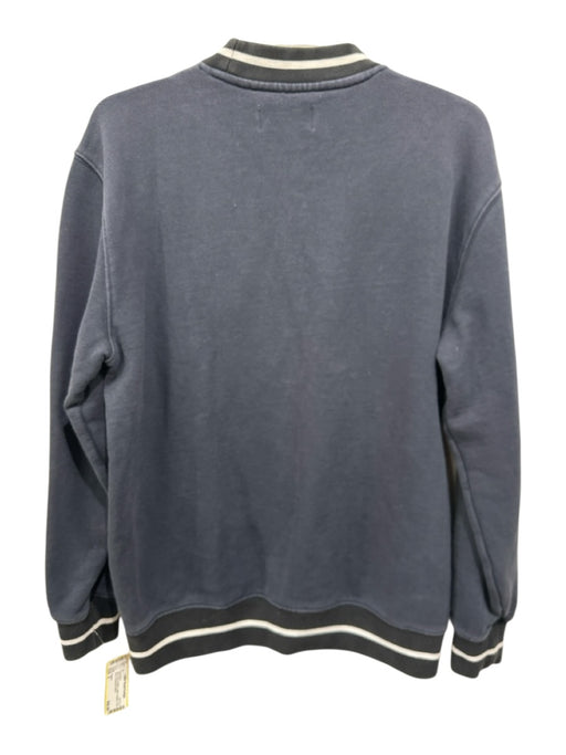 Palace Size S Navy Blue & White Cotton Graphic Crew Neck Men's Sweatshirt Navy Blue & White / S