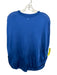 COS Size XS Royal Blue Viscose Cap Sleeve Mesh Top Royal Blue / XS