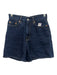COS Size 24 Dark Wash Cotton Denim High Waist Button & Zip Fly A line Shorts Dark Wash / 24
