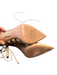 Aquazzura Shoe Size 38 Beige Suede Lace Up Stiletto Pointed Toe Back Zip Shoes Beige / 38