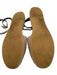 Valentino Shoe Size 38 Mauve & Beige Leather Rockstud Round Toe Espadrille Mauve & Beige / 38