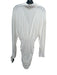 Norma kamali Size S White Polyester Blend Collared Button Up Long Sleeve Dress White / S