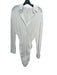 Norma kamali Size S White Polyester Blend Collared Button Up Long Sleeve Dress White / S