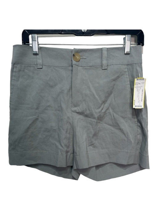 Vince Size 2 Gray Green Linen Blend High Rise Pockets Shorts Gray Green / 2