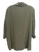 Acrobat Size L Forest Green Silk Collared V Neck 3/4 Sleeve Breast Pockets Top Forest Green / L